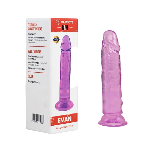 Dildo realista evan 13cm