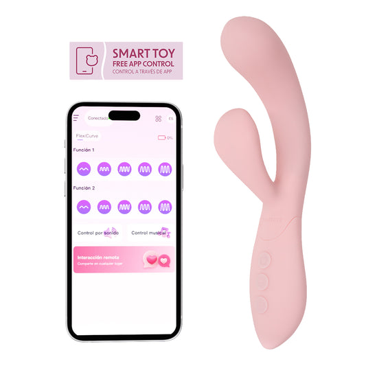 Vibrador Rabbit FlexiCurve con App Camtoys