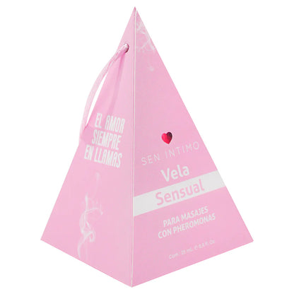 Vela Sensual Masajes Pirámide x 25 ml by Sen Íntimo