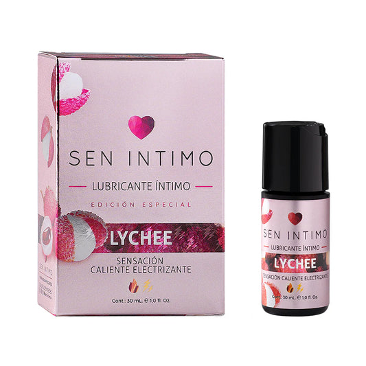 Lubricante Íntimo Lychee Sensación Caliente Electrizante Sen Íntimo 30ML