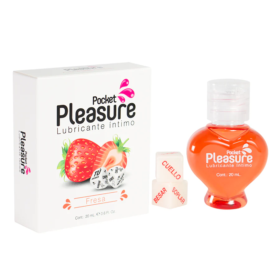 Lubricante Íntimo Fresa Pocket Pleasure 20ML