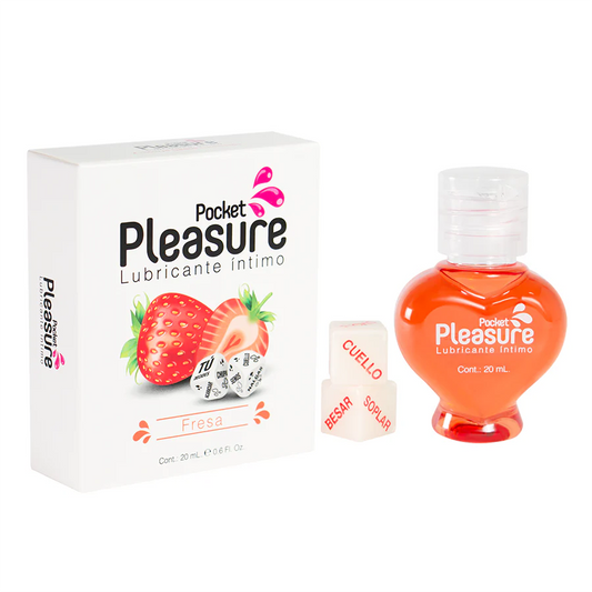Lubricante Íntimo Fresa Pocket Pleasure 20ML