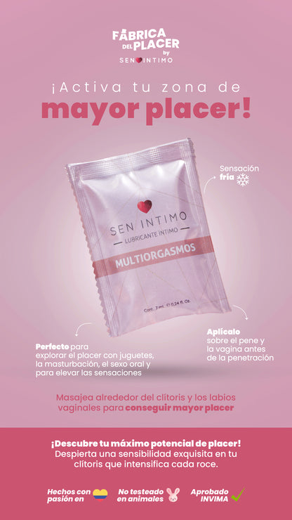 Lubricante Íntimo Multiorgasmos Sen Íntimo 7ml