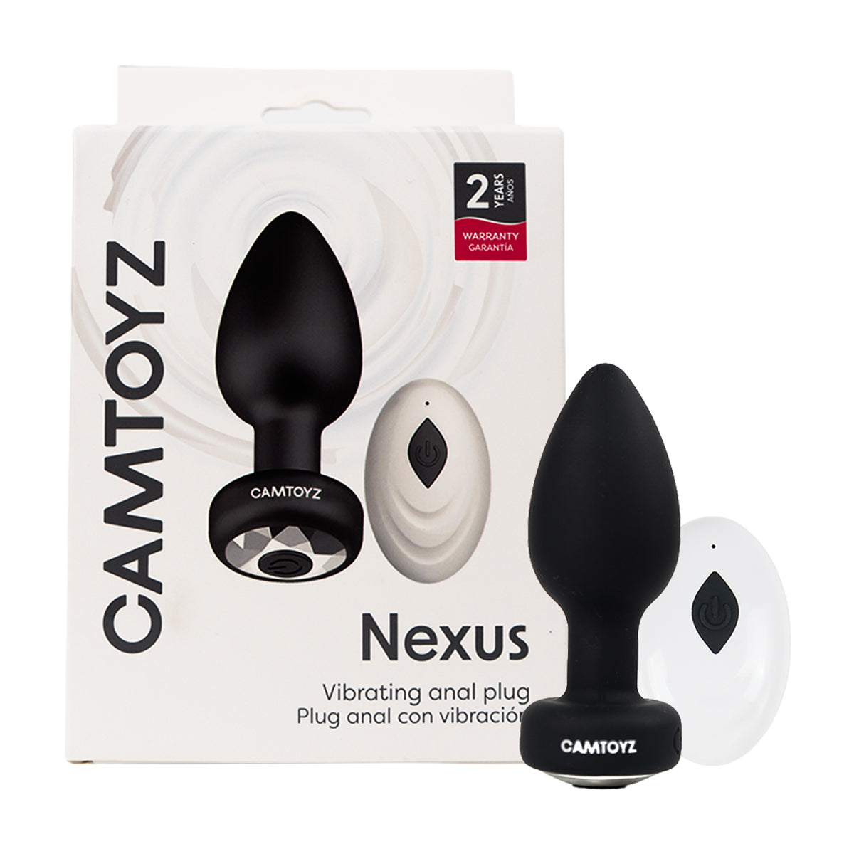 Plug anal vibrador Nexus con control Camtoyz