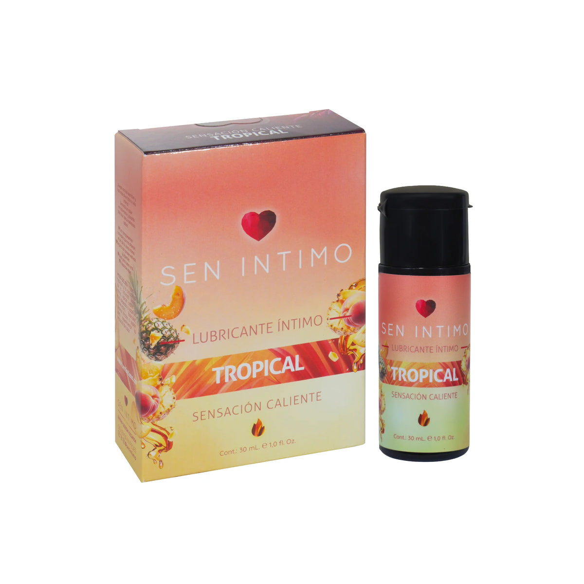 Lubricante Íntimo Caliente Tropical 30ML Sen Íntimo