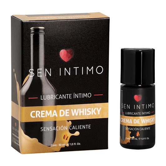 Lubricante Íntimo Crema de Whisky Sensación Caliente Sen Íntimo 30ML