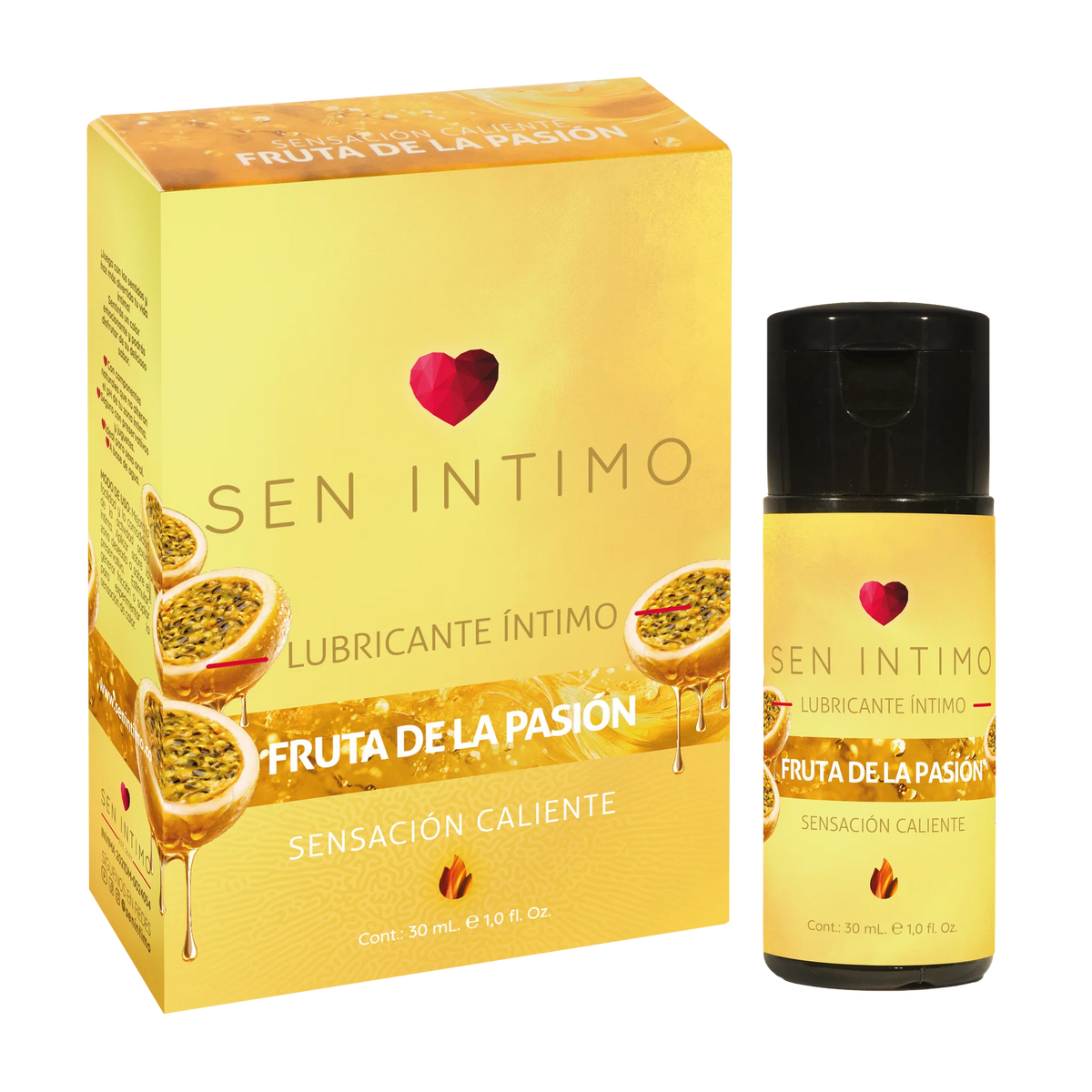 Lubricante Íntimo Caliente Maracuya 30ML Sen Íntimo