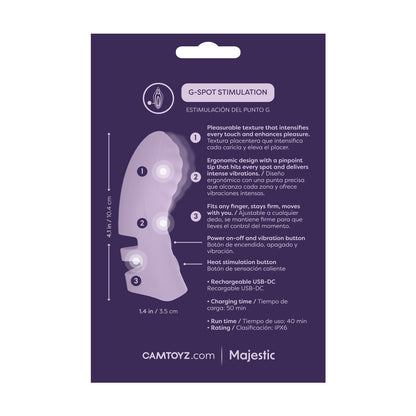 FingFun Vibrador de Dedo para Punto G Camtoyz
