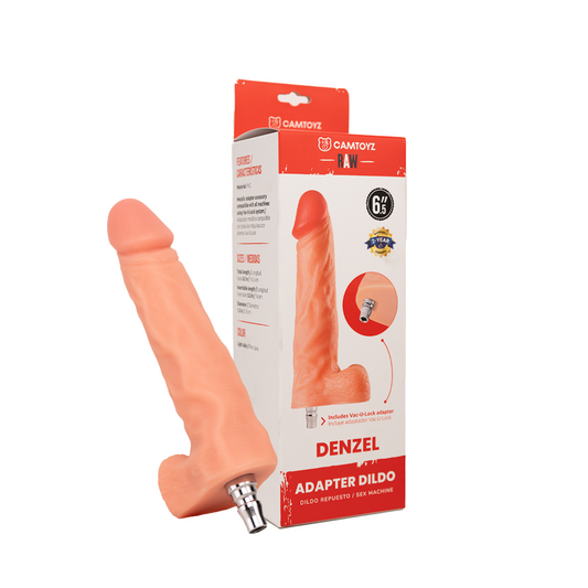 Dildo ultra realista Denzel con adaptador fuck machine lovense