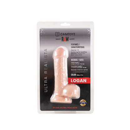 Dildo ultra realista Logan 17.5 cm Camtoyz