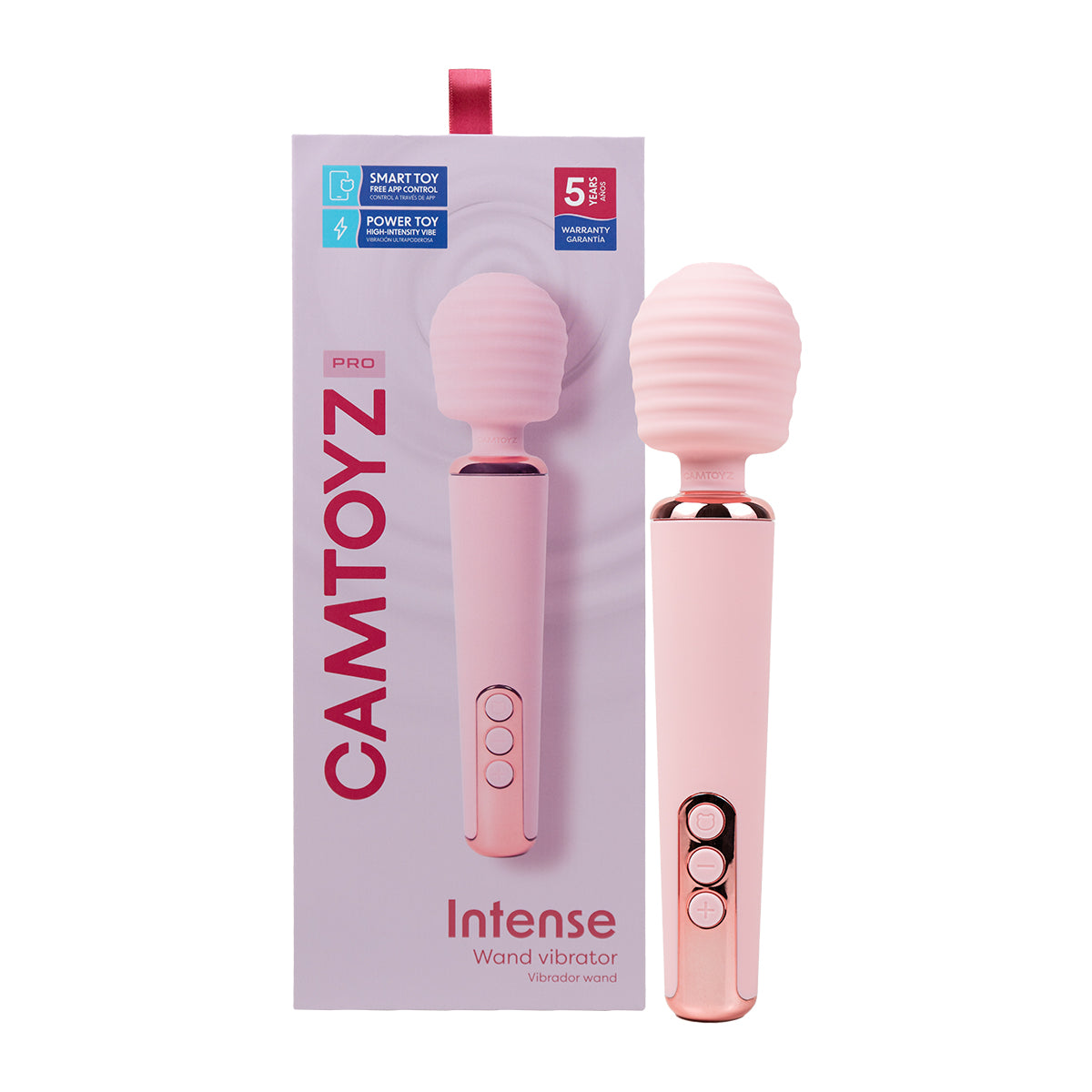 Intense vibrador Wand con App Camtoyz
