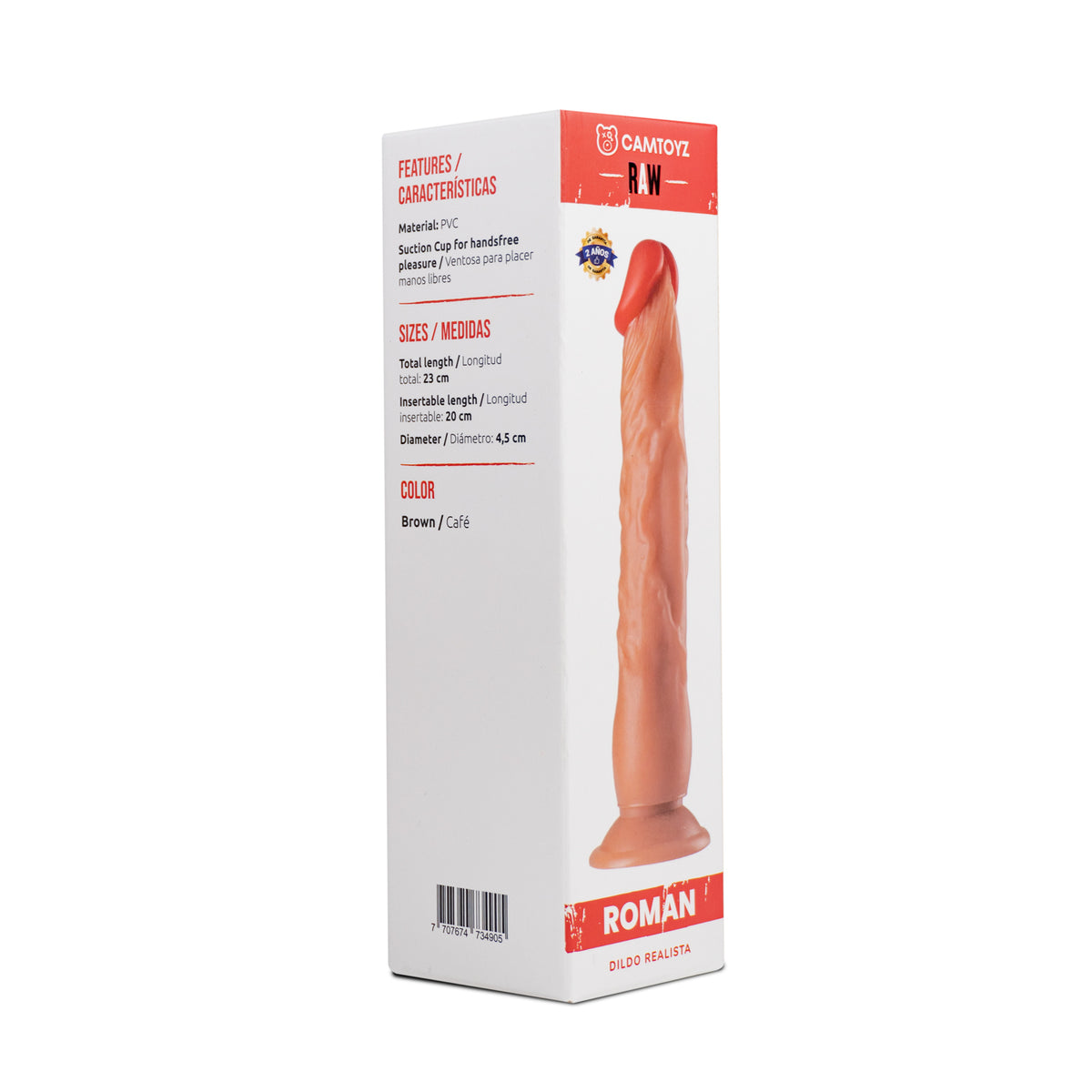 Dildo Realista Roman 23 cm Camtoyz