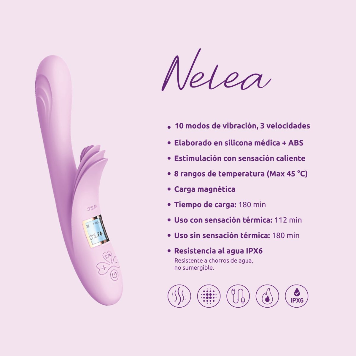 Vibrador doble Nelea