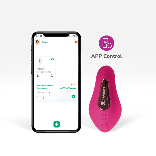 Panty vibrador tinket  con app camtoys