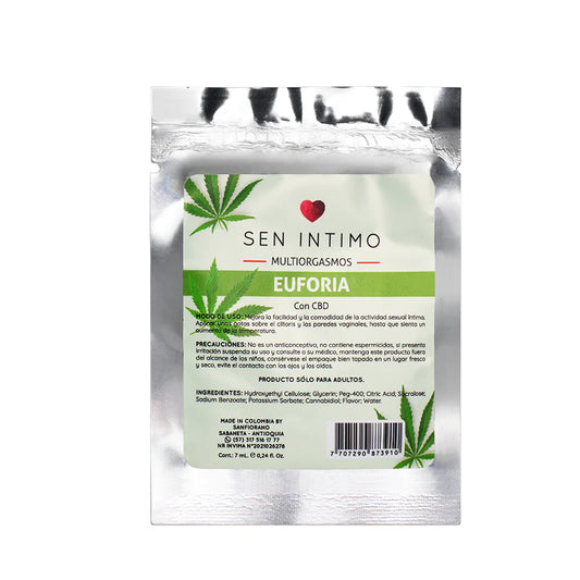 Multiorgasmos Euforia con CBD Sen Íntimo 7ml