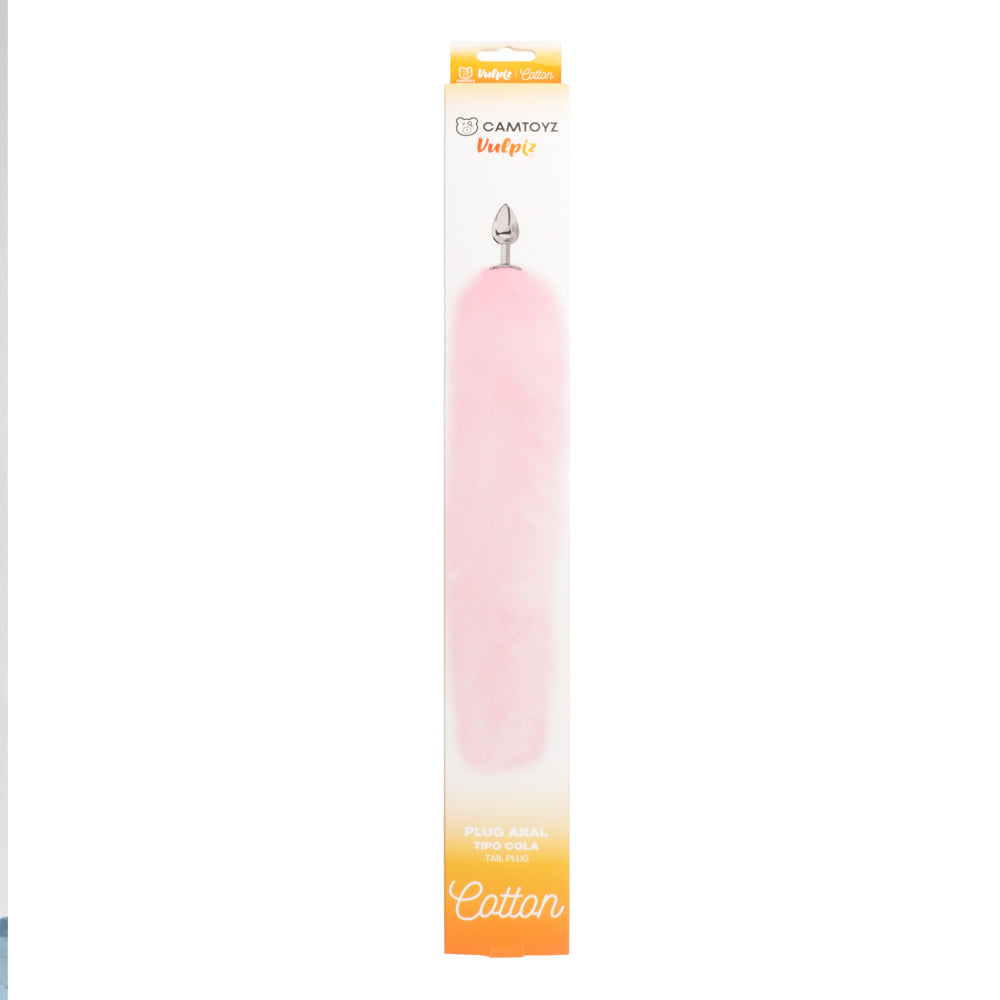 Plug Anal con Cola Cotton rosa