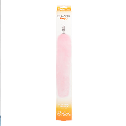 Plug Anal con Cola Cotton rosa