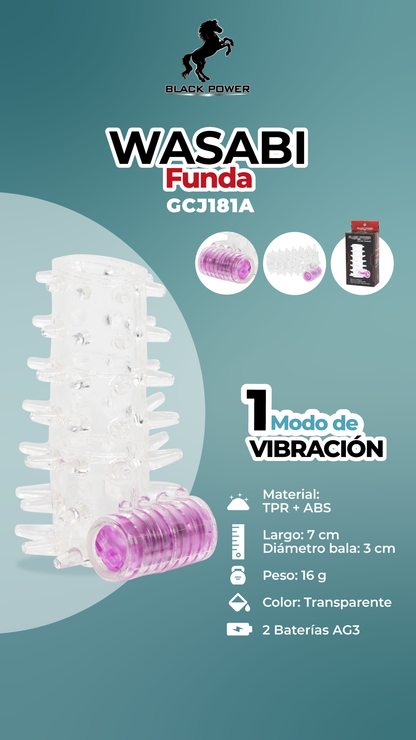 Funda para el pene Wasabi