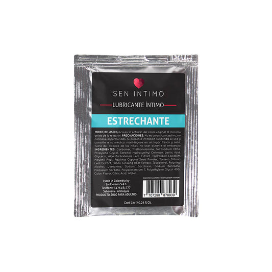 Lubricante Íntimo Estrechante Sen Intimo Sachet 7ML