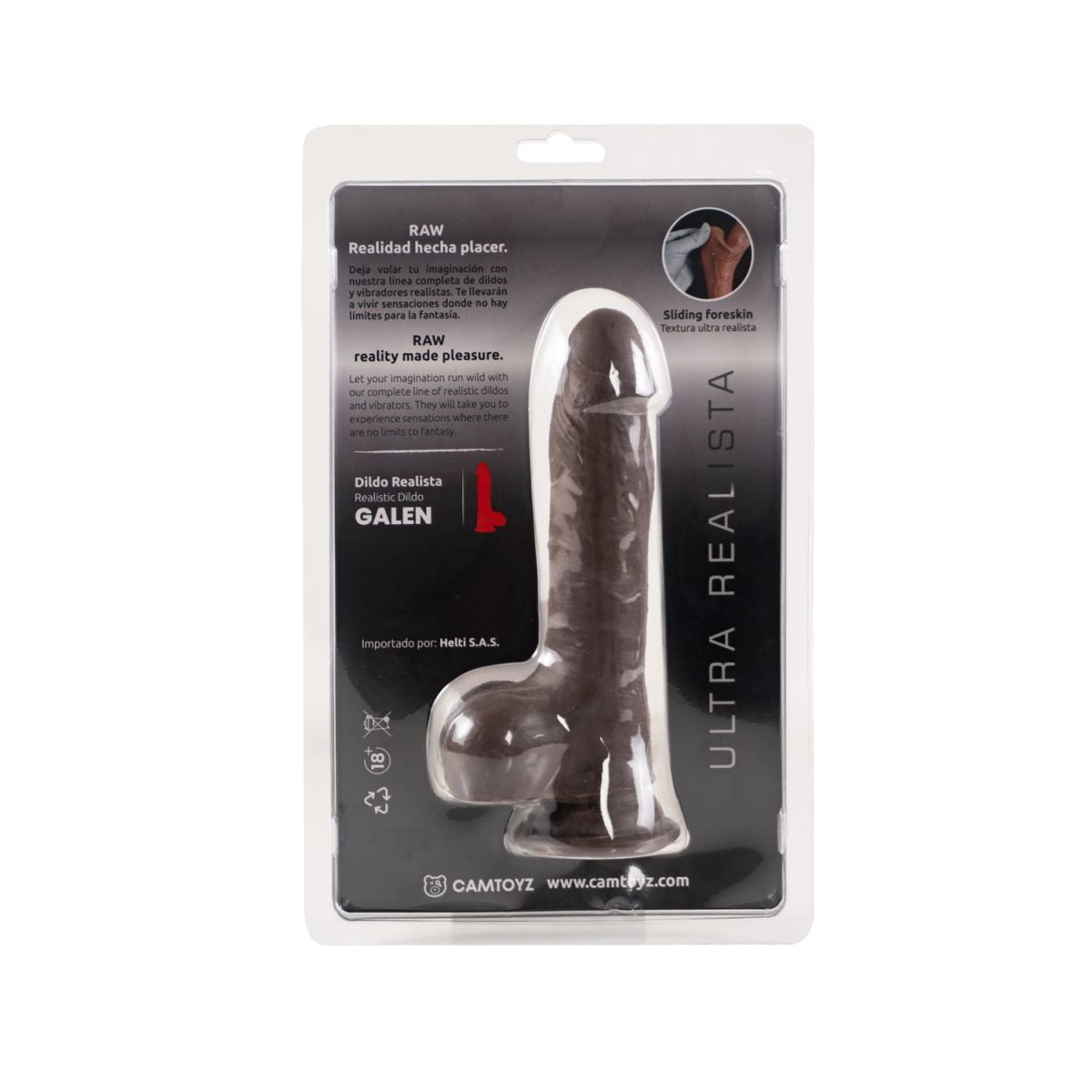 Dildo Ultra realista Galen 19.5 cm