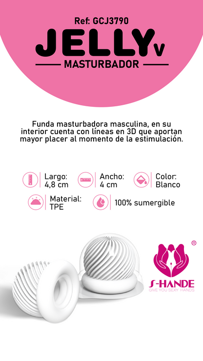 Jelly V Funda Para la Cabeza del Pene