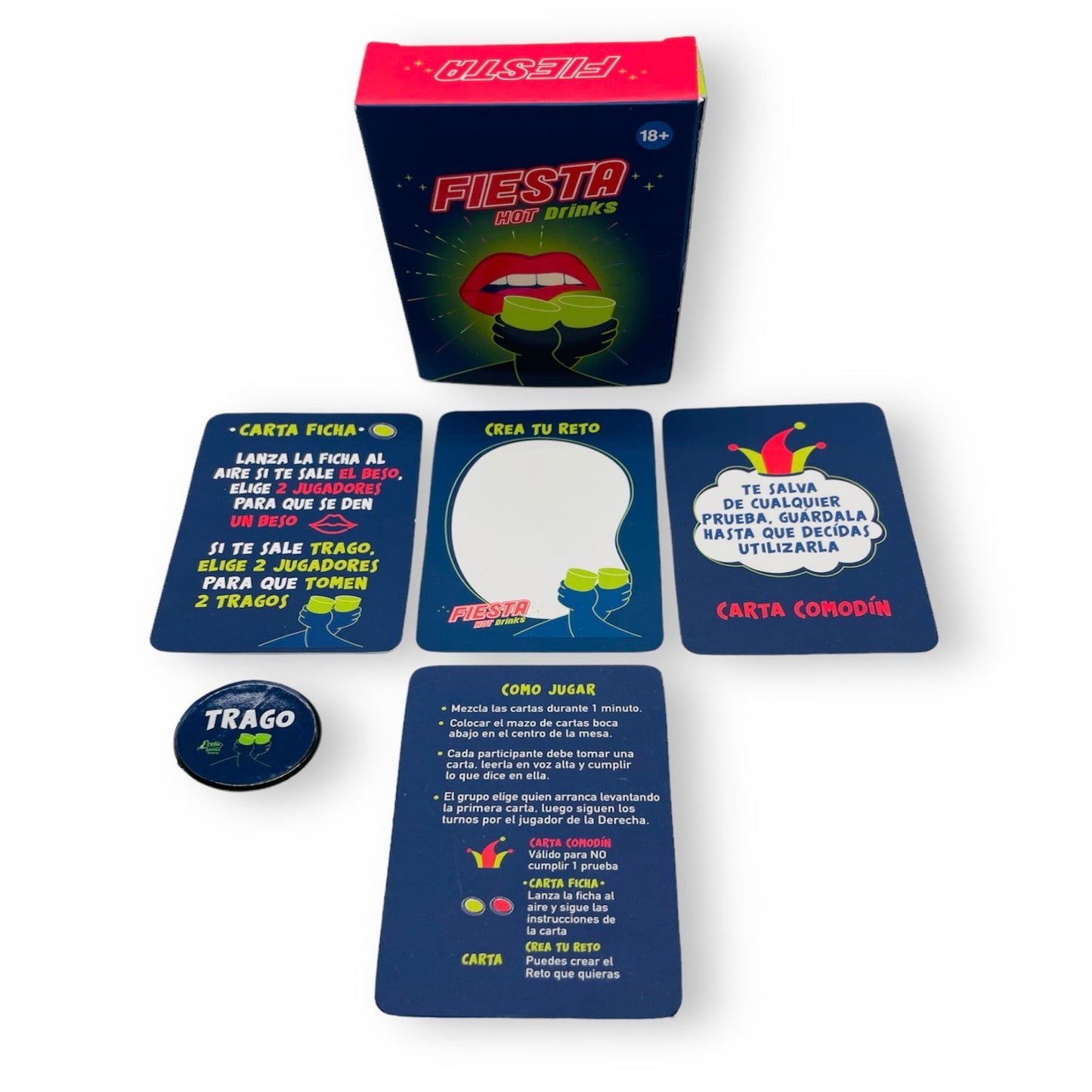 Juego de cartas hot drinks