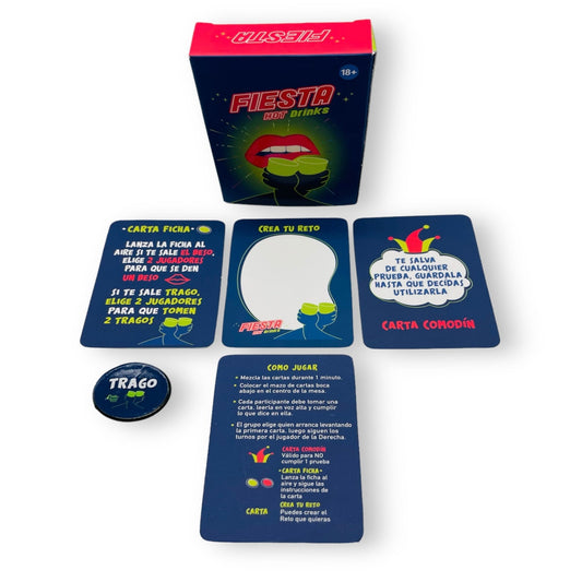Juego de cartas hot drinks