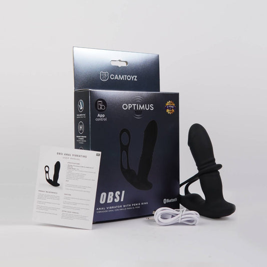 Vibrador Anal con Anillo para el pene Obsi