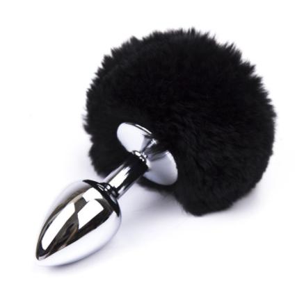 Plug Anal Con Cola De Conejo Bugs Negro