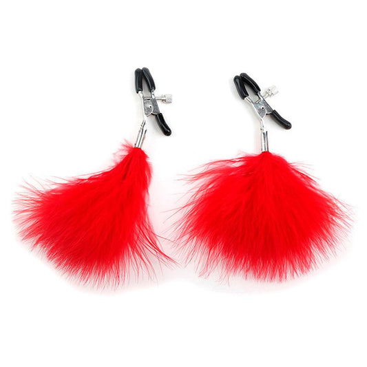 Pezoneras pompon rojo