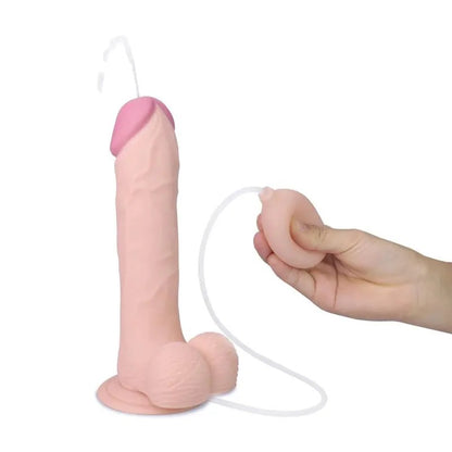 Dildo soft eyaculation 8”